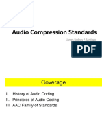 Audio Compression Standards: James Rodney P. Santiago
