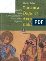 Dimitri Gutas - Yunanca Düşünce Arapça Kültür .pdf