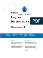 MODUL PERKULIAHAN LOG MTK HIMPUNAN