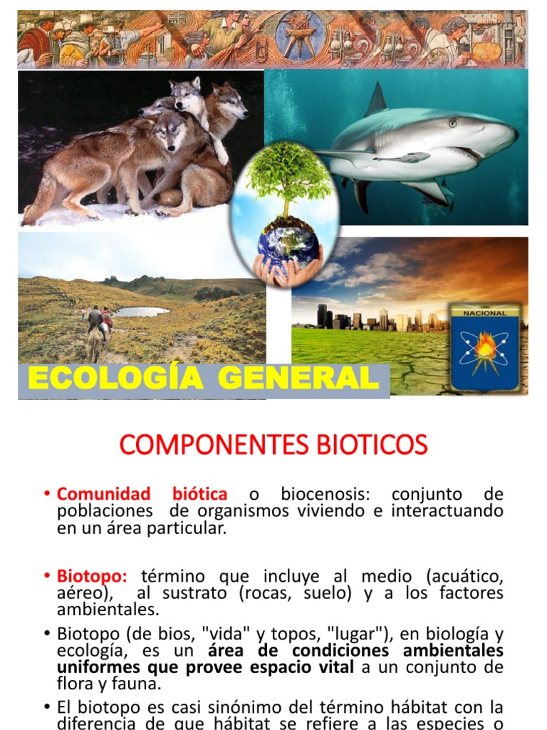 FACTORES BIOTICOS Ciencias de la tierra y de la vida