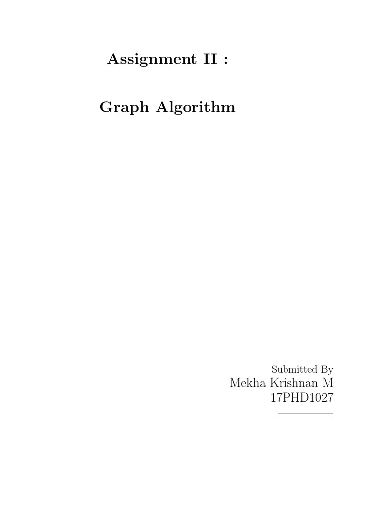 What Is Graph Algorithm