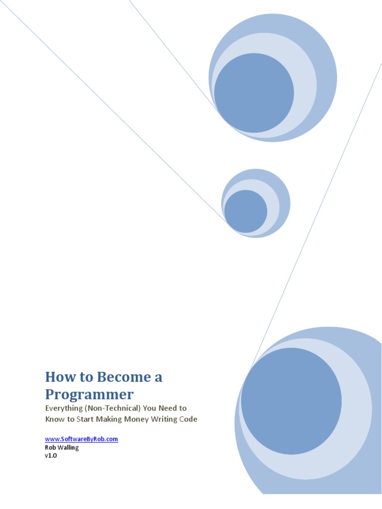 Software by Rob How To Become A Programmer 1.0 | PDF