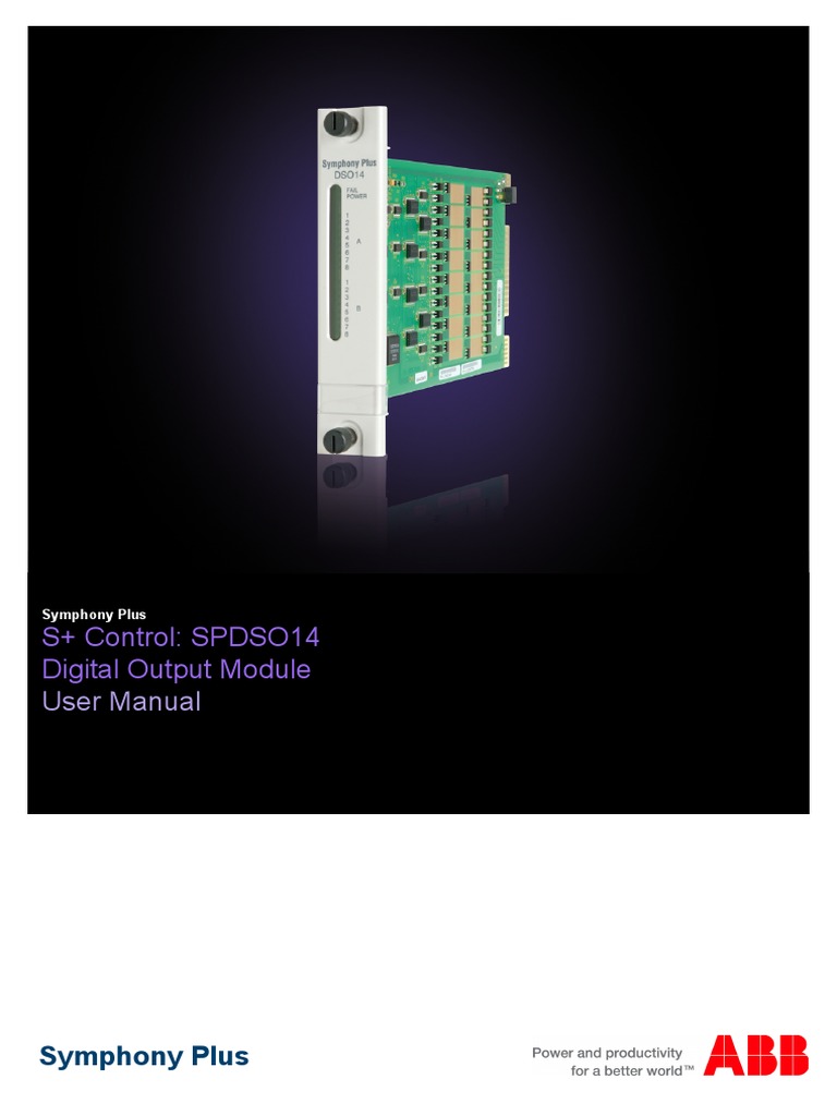 2VAA001623 en S Control SPDSO14 Digital Output Module | PDF ...