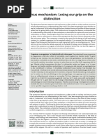 Organism Versus Mechanism