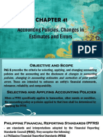 Accounting Policies and Errors