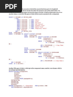 All Records Associated With A Component