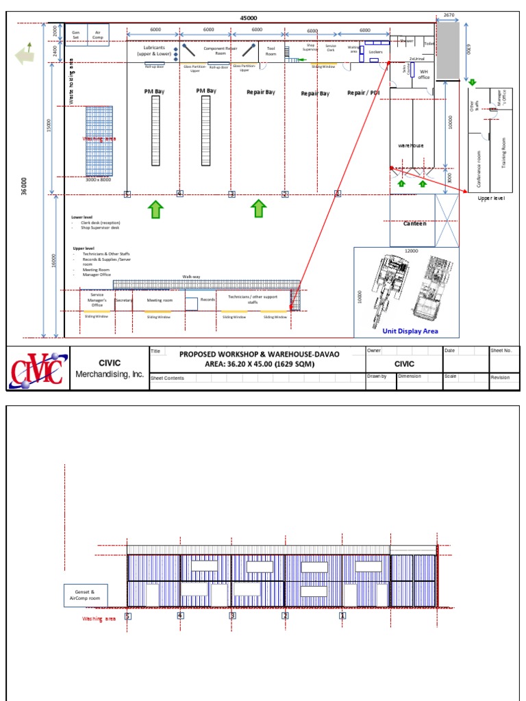 Proposed Workshop & Warehouse Layout | PDF
