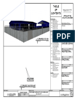 Table of Contents Architectural Plans