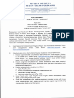 Pengumuman KEMENTAN PDF