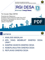 Sistem Informasi Energi Desa