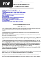 Download The Magnetic Resonance Amplifier by turuc SN36838970 doc pdf