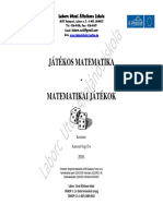 Játékos Matematika - Matematikai Játékok PDF