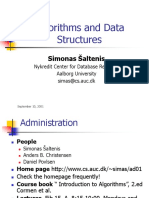 Algorithms and Data Structures: Simonas Šaltenis