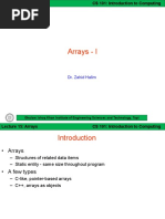 ITC Lect 15 (Arrays-I)