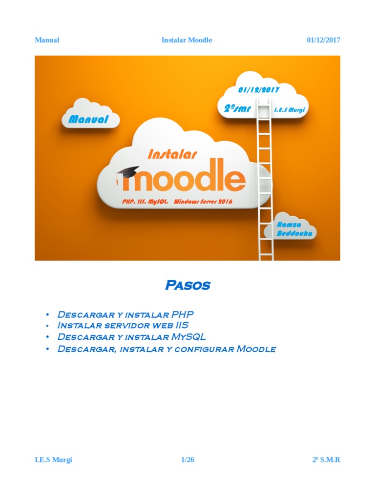 Guía para Instalar Moodle en Windows | PDF | Moodle | Php