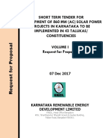 1.Rfp - Kredl - 860 MW Solar Projects - 07 Dec 2017 - Final E-Proc