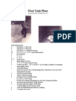 DIY Float Tank Plans 2006