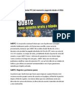 AdBTC Otra Excelente PTC Del Momento Pagando Desde El 2016