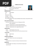 Curriculum Vitae: Education | PDF | Cambodia | Email