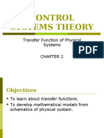 Control Systems Theory: Transfer Function of Physical Systems