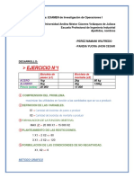 Examen de Investigacion de Operaciones I