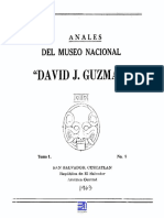 Anales Del Museo David J. Guzman No 1