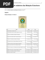 Ministros das Relações Exteriores do Brasil