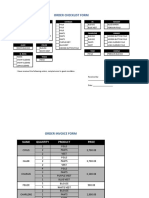 Order Checklist Form: Cyrus Caleb Charles FE Manny