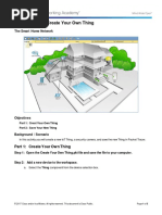 8.1.1.2 Packet Tracer - Create Your Own Thing