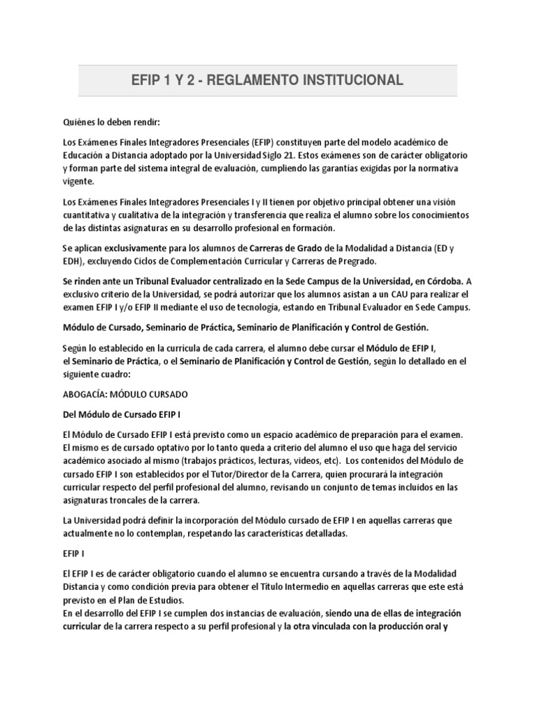 Efip 1 Abogacia Pdf Intención Derecho Penal Evidencia Ley