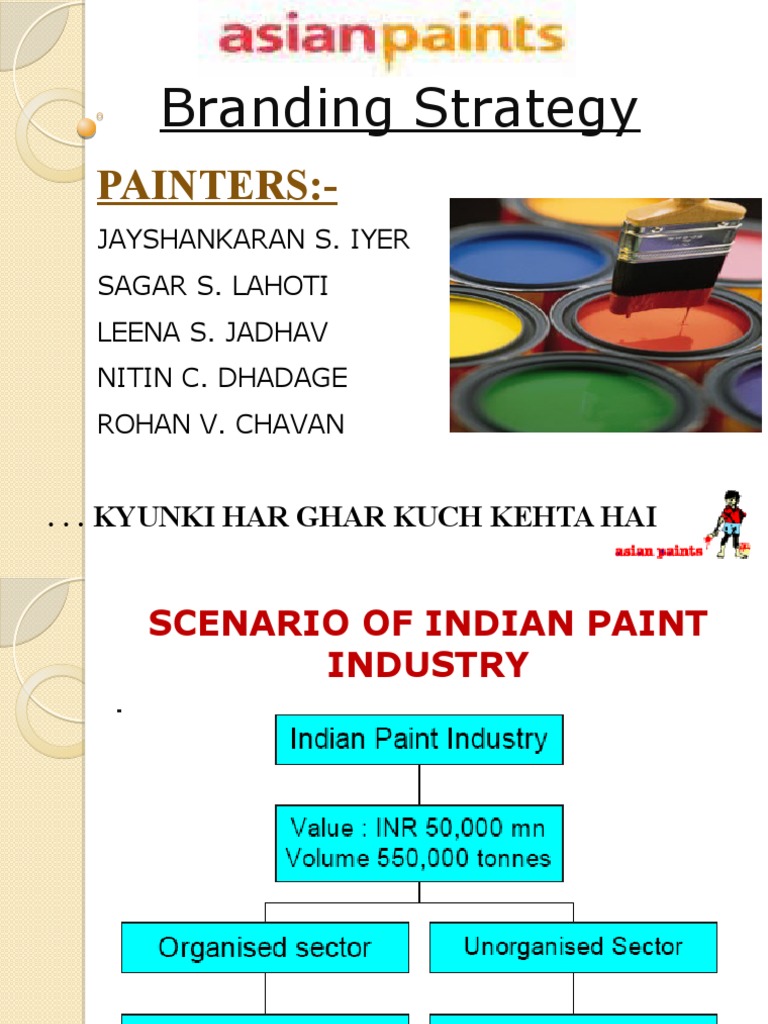 Asian Paints Branding Startegy Market (Economics) Business