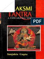 Lakshmi Tantra A Pancharatra Text Sanjukta Gupta Text