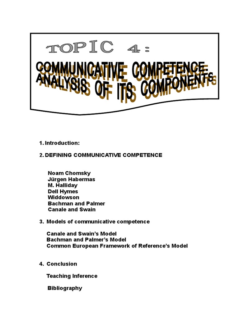 Tema 04 Communicative CompetenceDEFINITIVO | PDF | Linguistics ...
