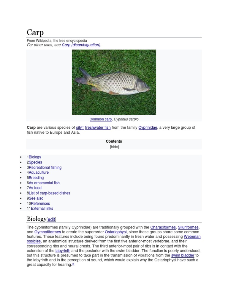 Biology: For Other Uses, See | PDF | Fish | Fish And Humans