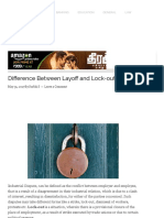 Difference Between Layoff and Lock-Out (With Similarities and Comparison Chart) - Key Differences