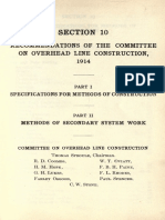 Recomemmendations of the Committee on Overhead Line Construction