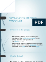 Drying of Shredded Coconut