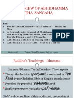 Overview of Abhidhamma: Citta