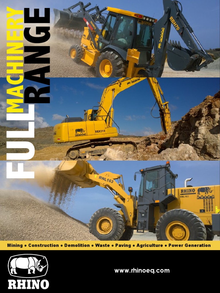 Rhino | PDF | Loader (Equipment) | Construction Equipment