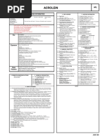 Acrolein: Cautionary Response Information