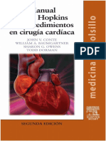 Manual Johns Hopkins de Procedimientos en Cirugia Cardiaca 2 Edicion