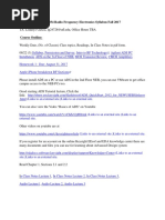 EEE 4373 and EEL 5934 Radio Frequency Electronics Syllabus Fall 2017