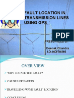 Fault Location in Transmission Lines Using Gps