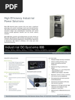 Industrial DC Systems IBB: High Efficiency Industrial Power Solutions