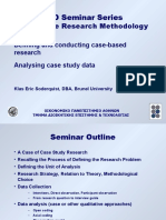 PHD Seminar Series: Qualitative Research Methodology