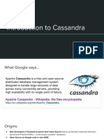 Cassandra Intro