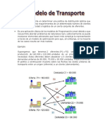 Distribución óptima entre oferentes y clientes