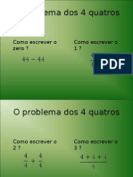 O Problema Dos 4 Quatros