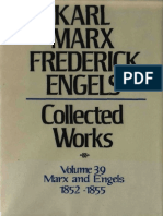 Marx Engels Collected Works Volume 39 Marx and Engels Letters 1852 1855