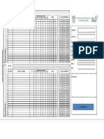 Planilla de Minibasket
